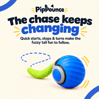 The blue Rolling Tail changes direction during play